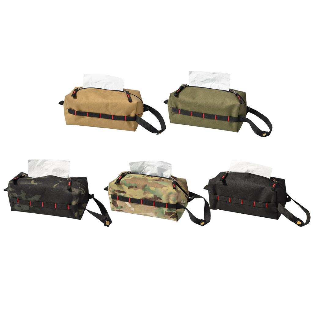 Outdoor Napkin Storage Bag Multipurpose Toilet Paper Holder Oxford Cloth Tissue Dispenser Bag Waterproof Camping Accessories