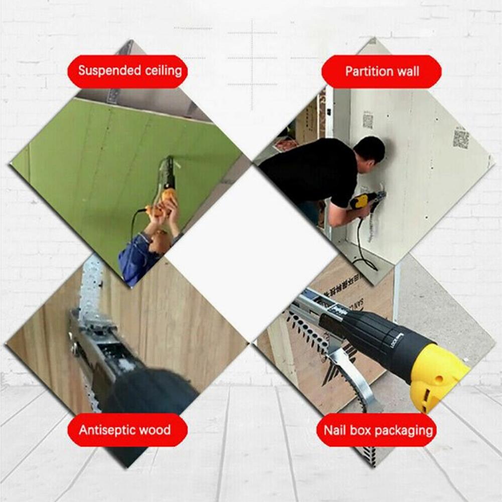 Automatic Chain Screw Nail Gun Adapter For Electric Drill Cordless Power Drill Woodworking Tools Accessories