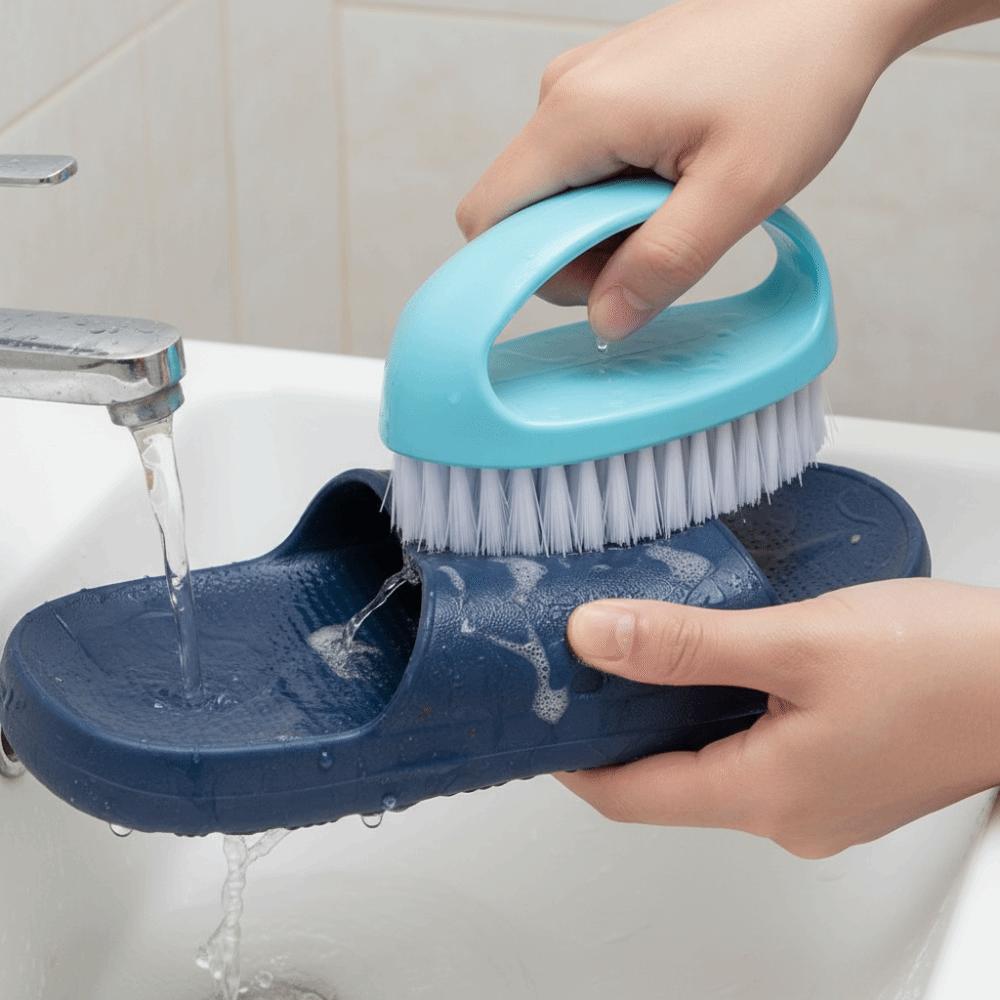 2PCS/SET Plastic Bathtub Brush Mini Laundry Scrubbing Brush Cleaning Brush  Bathroom