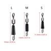 20Pcs Feeder Swivels Professional Fast Change Snaps Swivels Fishing Tackle Fast Link Connector Fishing Essential
