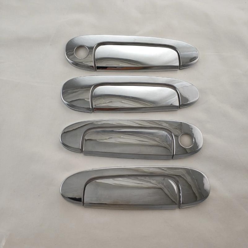 Door Handle Bowl Cover For Toyota Yaris Vitz 1996 1997 1998 2000 8pcs New Car Abs Chrome Accessories Plated Trim Paste Style