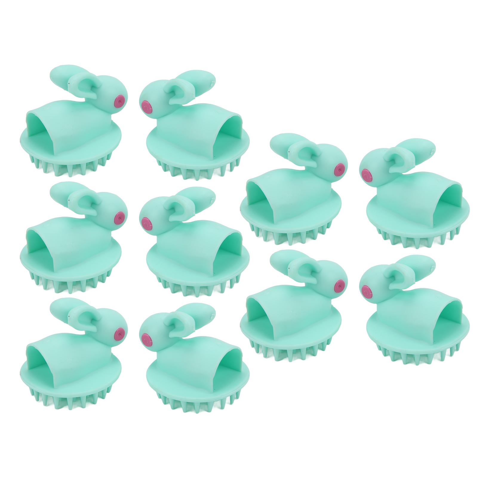

10pcs Pet Bathing Brush Soft Massage Grooming Cute Dog Finger Shampoo Brush for Cat Puppy