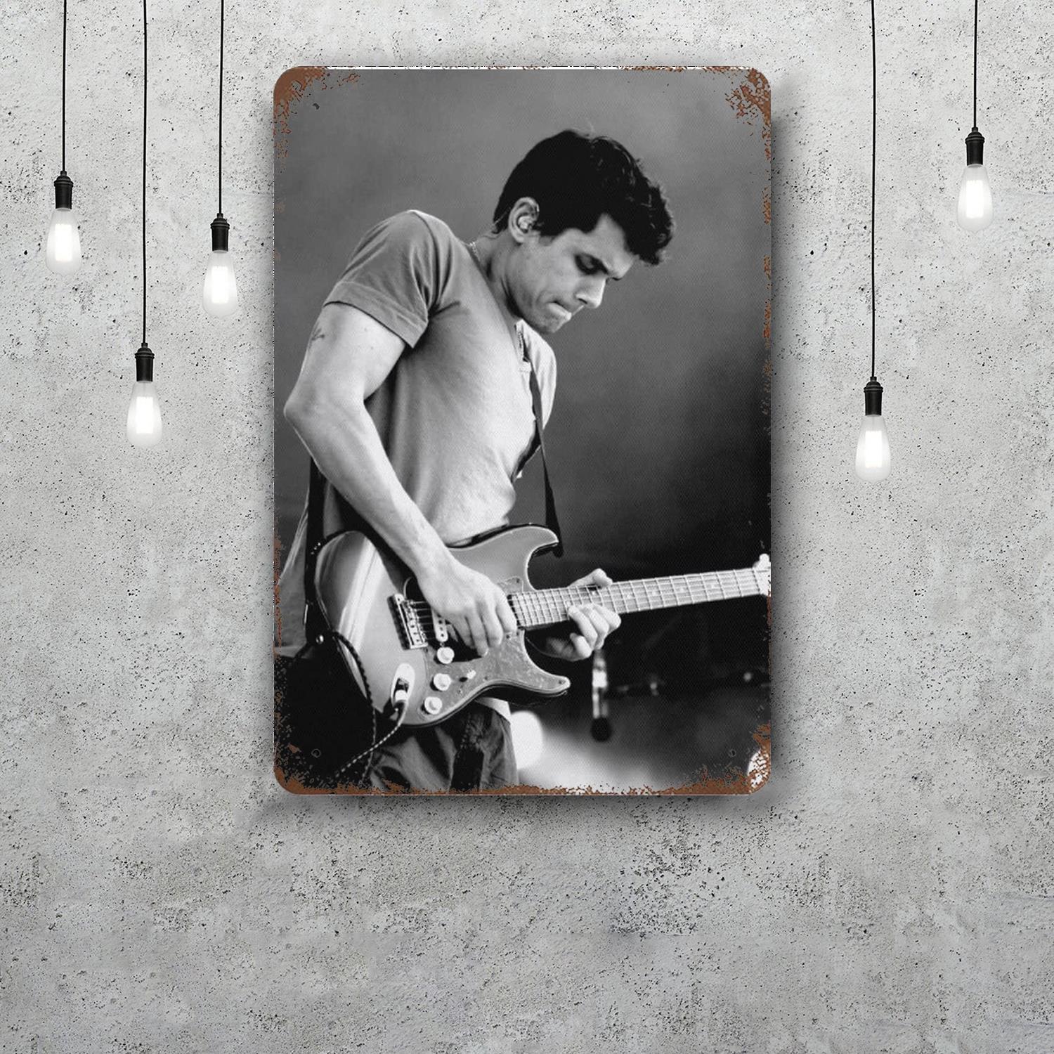 

john mayer Funny Bar Metal Sign Retro Plaque Vintage Sign Alcohol Drinker Pub Club Man Cave Kitchen Wall Decoration 20x30cm（7.8x11.8inch）