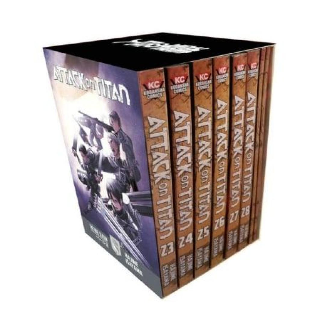 Attack on Titan Die Letzte Staffel Teil 1 Manga-Box-Set von Hajime Isayama Taschenbuch 9781646513840