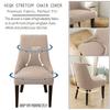 1Pc Leaves Jacquard Chair Cover Solid Color Elastic Dining Chair Cover Stretch High Back Armchair Case For Living Room Home