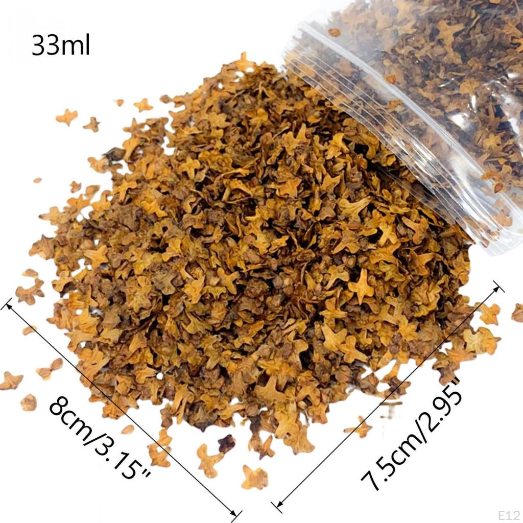 33ml DIY Miniature Shrubs Bushes Foliage Model Kit, Railway Static for Fairy Garden