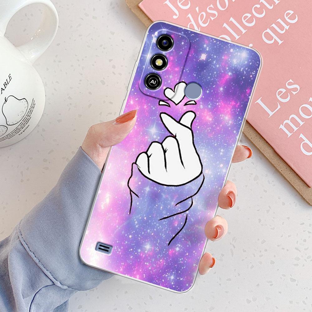 For ZTE Blade A53 Case Coque For ZTE Blade A53 Shockproof Cover Soft Silicone Clear Phone Case For ZTE Blade A53 Bumper Funda ZTE Blade A53