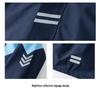 Thickened Fleece-Lined Winter School Uniform Windbreaker Set for High & Middle School Students