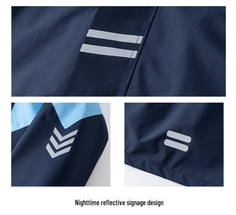 Thickened Fleece-Lined Winter School Uniform Windbreaker Set for High & Middle School Students