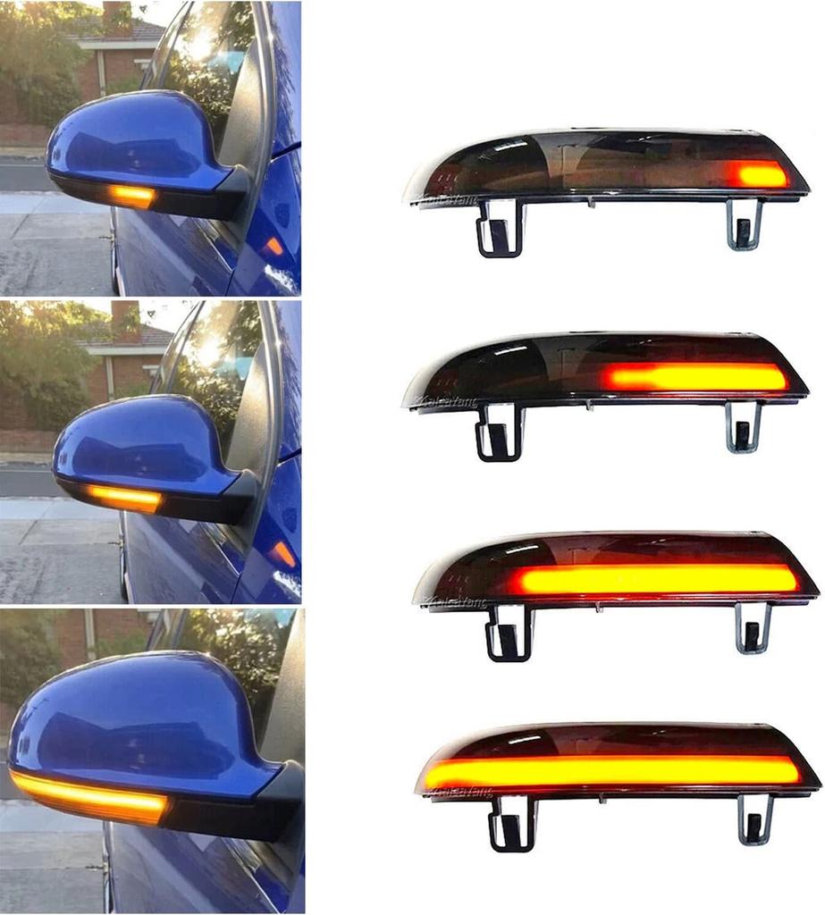 2 Pezzi Freccia Dinamica per VW GOLF 5 GTI V MK5 Jetta Passat B5.5 B6 Sharan Superb B5 EOS Indicatore di Direzione LED Specchietto