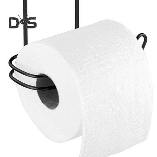 Toalettpapirholder Papirstativ Dobbeltlagsdesign Sterk lastbærende Rustbestandig Papirrulldispenser Baderom Kjøkkenorganisator