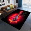 Colorful Music Guitar Melody 3D Printed Carpets for Living Room Non-Slip Area Rug Bedroom Bedside Home Decor Washable Floor Mat