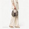 [Pre-Owned] Carmen 29 Signature Jacquard Zip Closure Smooth Leather Tote Shoulder Bag Large - Excellent #1WD3L03