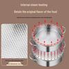 Old-Fashioned Stainless Steel Multi-Layer Steamer Pot with Composite Bottom