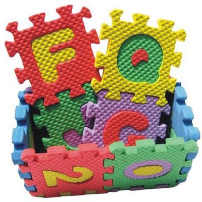 36 Teile/satz Kind Kinder Neuheit Alphabet Anzahl EVA Puzzle Schaum Lehrmatten Spielzeug