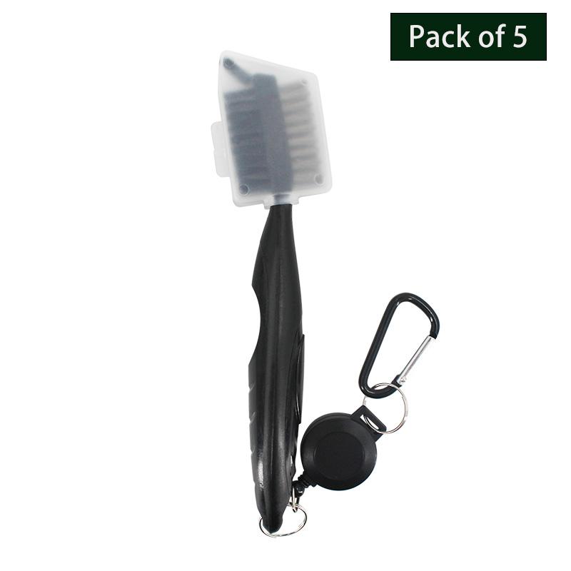 Golf Club Brush Golf Groove Cleaning Brush 2 Sided Golf Putter Wedge Ball Groove Cleaner Kit Cleaning Tool Golf Accessories 5