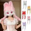 Animal Head Cats Fursuit Cut Mask Plush Cats Headgear Cats Costume for Halloween Masquerade Dress Up Cosplay Party