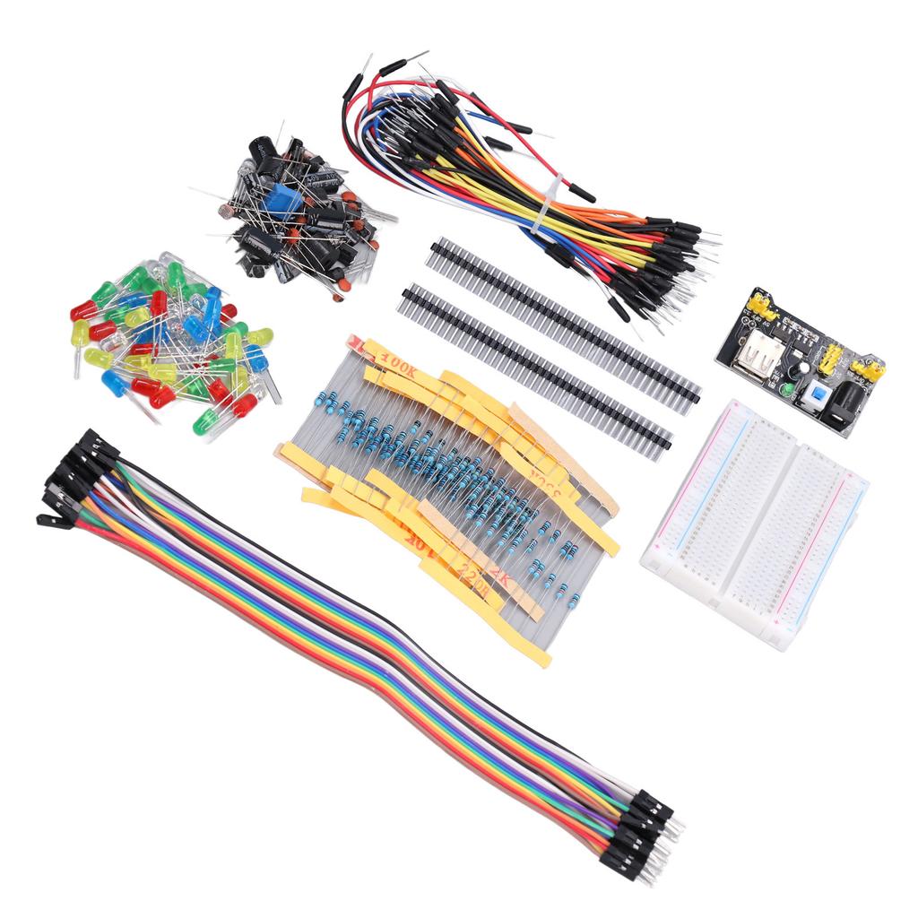 Elektronikbauteileset Sortiment Steckplatine Kondensator Widerstand für Raspberry Pi