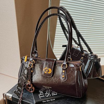 Hochwertige, Stilvolle, Nischen- und Vielseitige Achseltasche, Pendler- und Freizeit-Einsatz, Einzelschultertasche