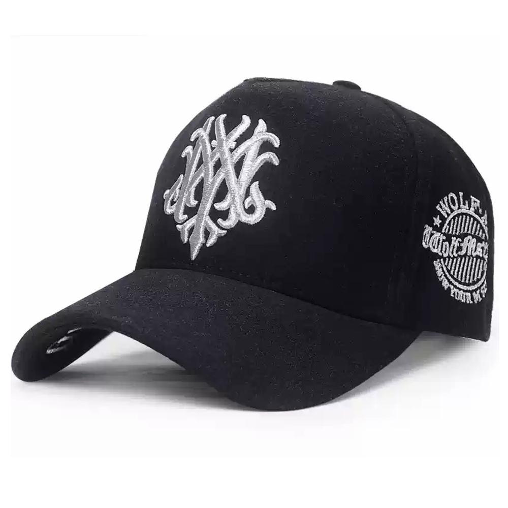 Dad Winter Warm Felt Sport Hats Male Large Snapback Cap Big Head Men Oversize Wool Baseball Caps 56-60cm 60-66cm