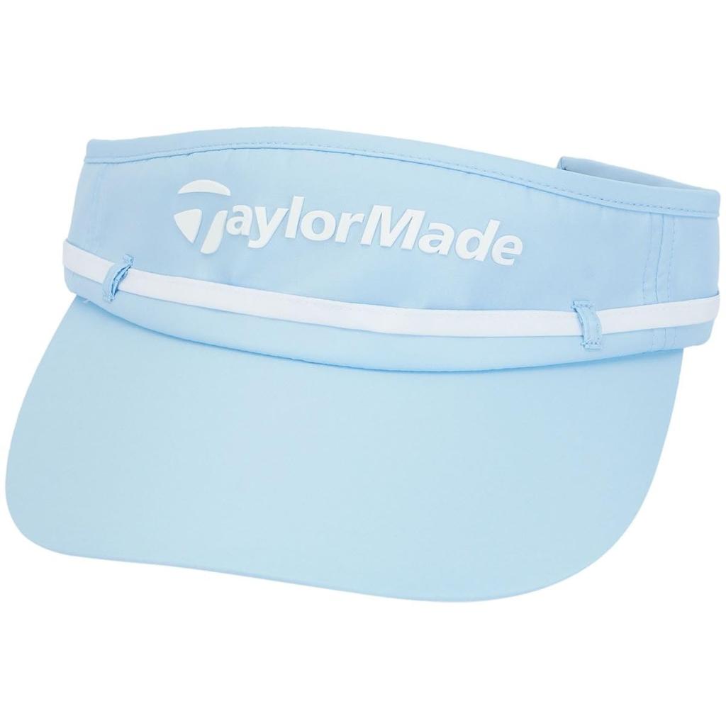 TaylorMade Women's Double Ribbon Visor, Chambray, Size: One Size Fits All (55-57cm), 2025SS UN579