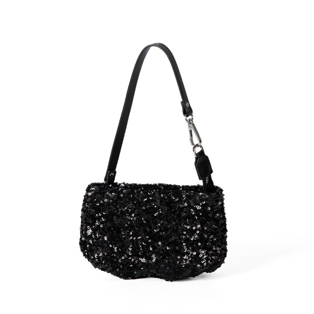 Womens Sparkly Sequins Clutch Purse Glitter Evening Handbag Chain Crossbody Shoulder Bag for Cocktail Prom Party Wedding