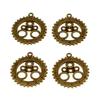 Steampunk Gear Charms Cogwheel Pendants For Industrial Themed Jewelry