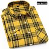 Men's Vintage Plaid Lapel Shirt Jacket - Long-Sleeve Casual Wear for Spring and Autumn