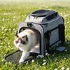 Oxford Cloth Pet Carrier with Mesh Panels Breathable Shoulder