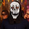 Unisex Halloween Skull Headwear Universal Halloween Latex Mask Screaming Zombie Mask  for Halloween