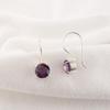 Amethyst Earrings Gemstone Jewelry, 925 Solid Sterling Silver Earrings, Gift For Women Handmade Earrings For Wedding Gift