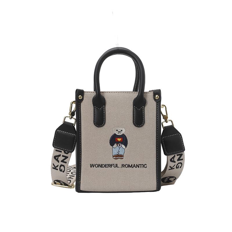 Katie Bear Women's Cute Korean Style Crossbody Handbag - Small & Trendy Single Shoulder Bag