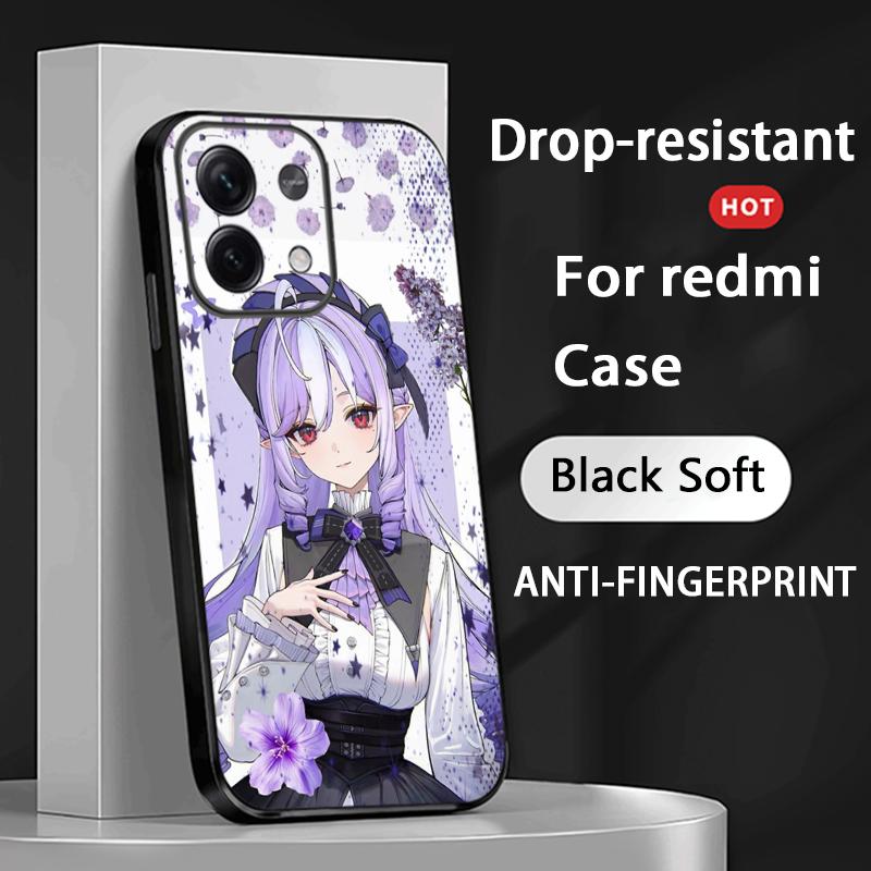 

Vivian cool game girl pattern Phone Case For Redmi Note 14 13 12 11 Pro Plus S 5G 14C A3 Soft Black Phone Cover Redmi Note 13 Pro