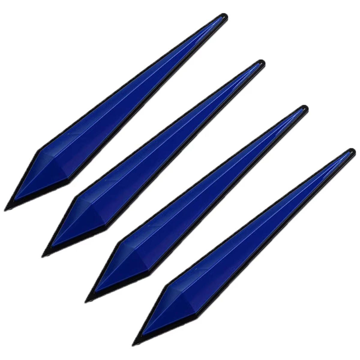 

4pcs Car Antis-scratch Protective Sticker Body Bumper Anti-collision Protection Door Rearview Mirror Edge Guard Rubber Strip one size синий