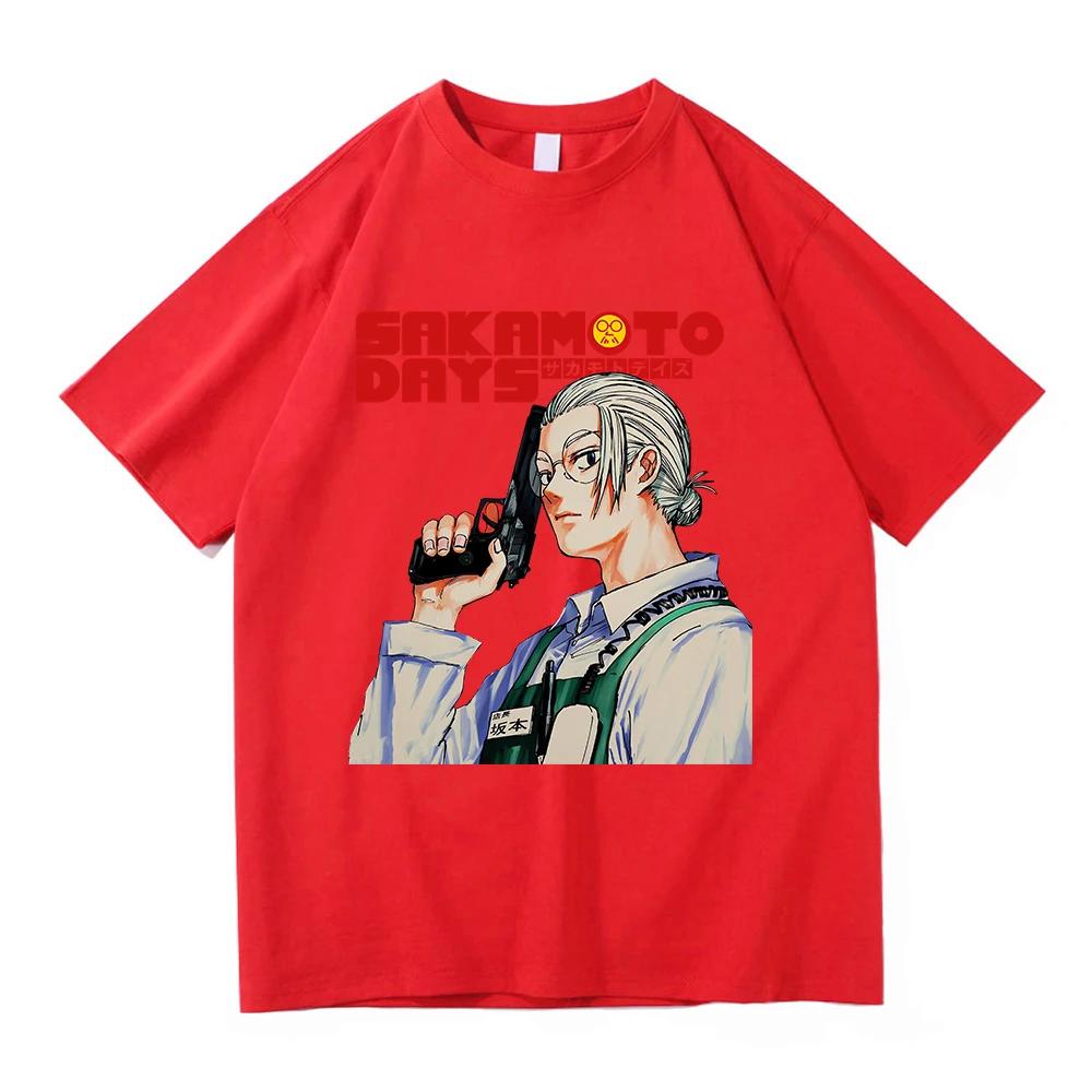 Summer 100% Cotton Comfortable Men's T-shirt Japanese Anime Pattern T-shirt Outdoor Leisure Loose Street T-shirt