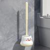 Cute Household Toilet Brush Bathroom Toilet Washroom No Need for Drilling Wall-mounted Toilet Bowl with Base Brush
