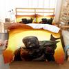 Yoda Duvet Cover Pillowcase Bedding Bedroom Decoration Children Gift Adult Single Double Bed Large Sizezip Duvet Cover