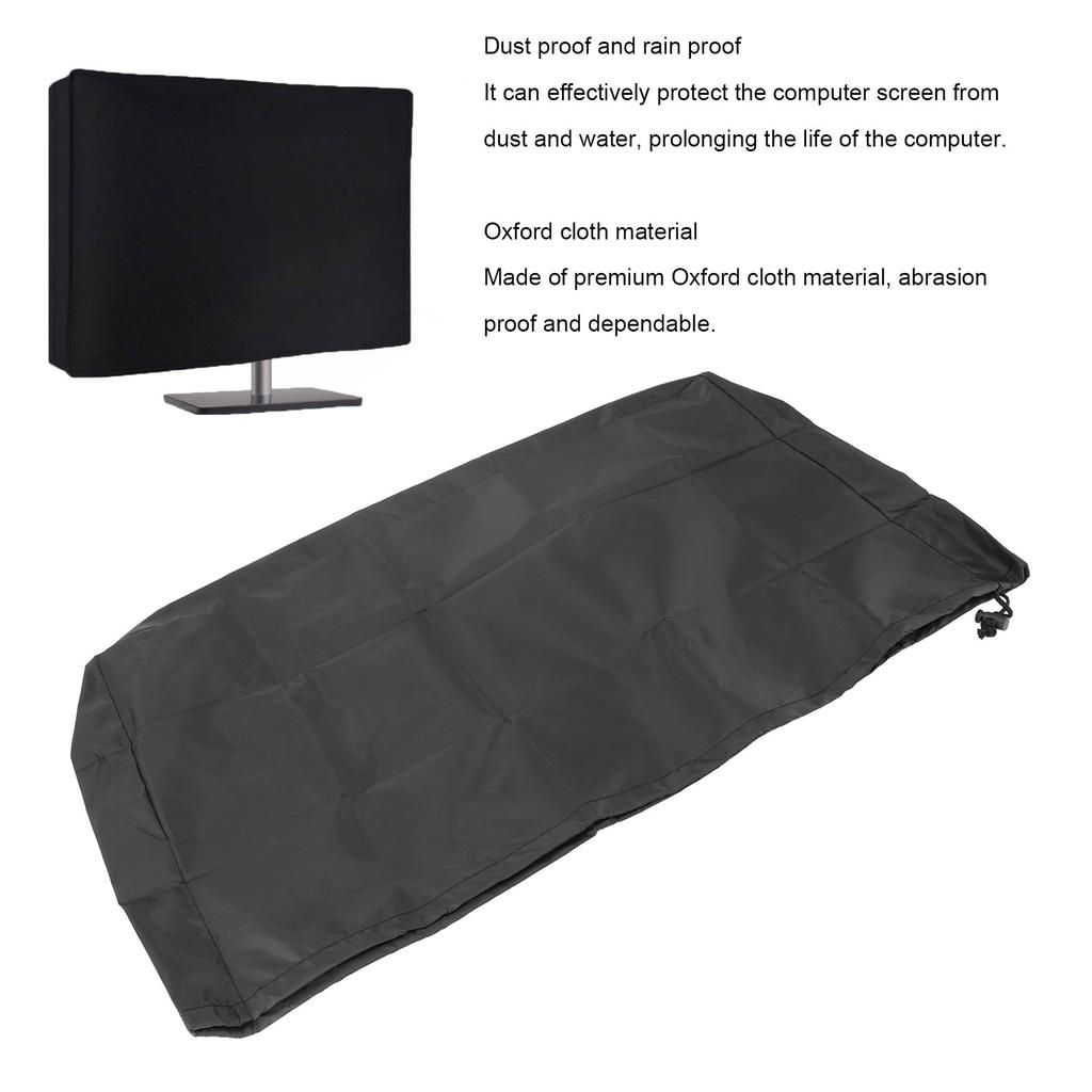 Computer Screen Dust Cover Rain Proof Oxford Cloth Computer Display Protective Sleeve for PC Desktop Computer