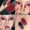 Biya Bilingual Smokey Eye Shadow: Waterproof & Sweatproof Matte Shimmer for Punk Halloween Cosplay.
