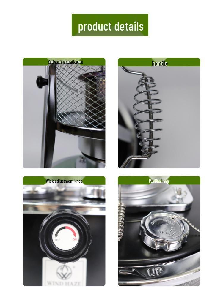 Adjustable Kerosene Heater for Camping, Ice Fishing, and Indoor/Outdoor Use