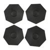 Set of 4 High Strength Wheel Center Hub Covers Caps Suitable for Automobile Easy Installation & Long Lasting Protections