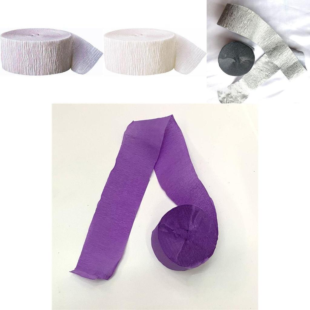 Colorful Crepe Paper Roll For Stunning Wedding Birthday Party Decorations And Diy Crafts