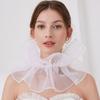 Ruff Collar Ruffled Victorian Cosplay Tie for Shirt Blouse Decorative Spread False Collar Play Costume Accessories