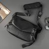 Trendy Brand Locomotive Style Men'S Mailman Bag, Workplace Commuting Business Trip Shoulder Bag Messenger Bag Men'S Cycling Bag Trendy Bag