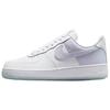Air Force 1 Skateboard-Schuhe Damen Low-Top Weiß Hellviolett IR0194-100