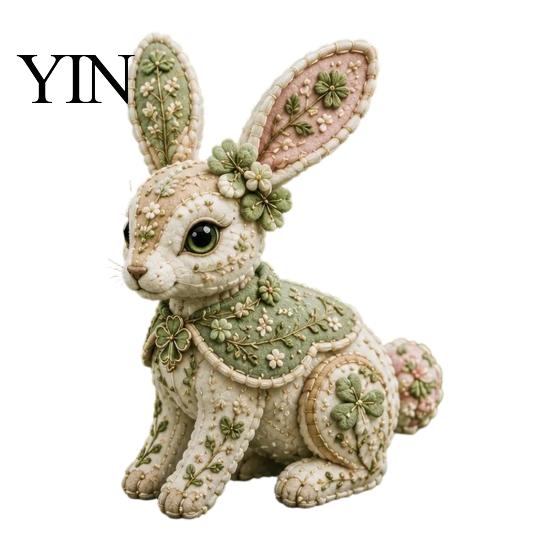Decorative Floral Felt Craft Forest Guardians Patchwork DIY Kit, Woodland Animal Sewing Pre-cut Creative Hobby Embroidery Supplies Fabric Kit