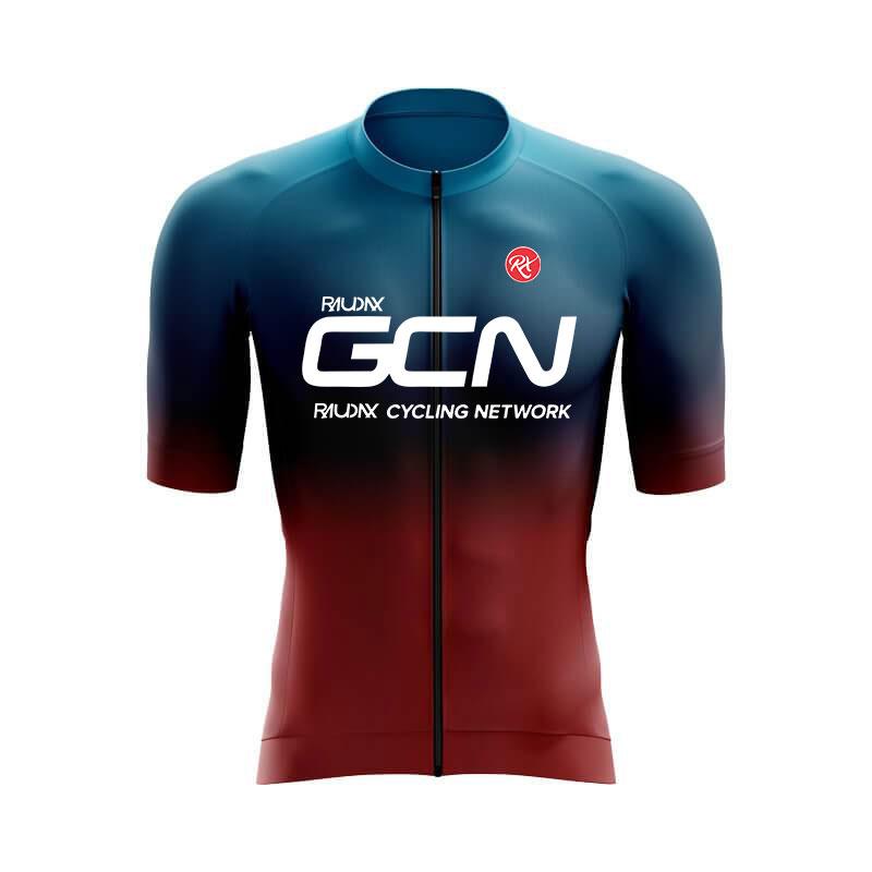 2024 RAUDAX GCN Letnia szosowa odzież rowerowa męska koszulka rowerowa z krótkim rękawem Triathlon Mountain Bike Sportowe kombinezony rowerowe