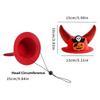 Adjustable Halloween Pet Hat Pumpkin Cat Cosplay Hat Cat Headwear Dog Dress Up Cap  Halloween Decor