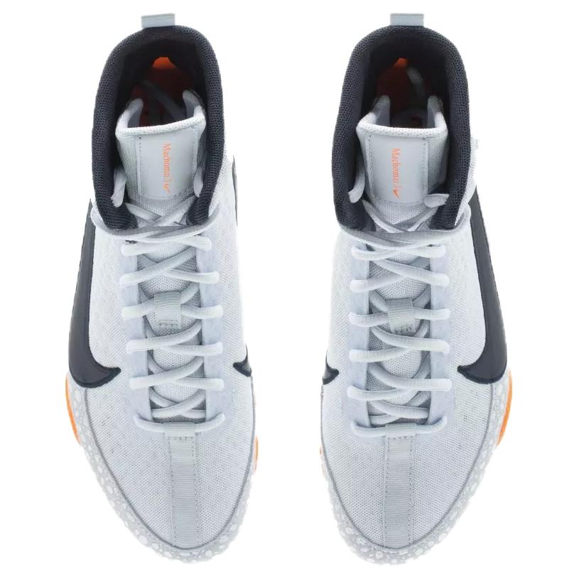 Nike Machomai 3 Comfortable Versatile Non-Slip Durable High-Top Training Shoes Men Sneakers Gray HQ2831-900