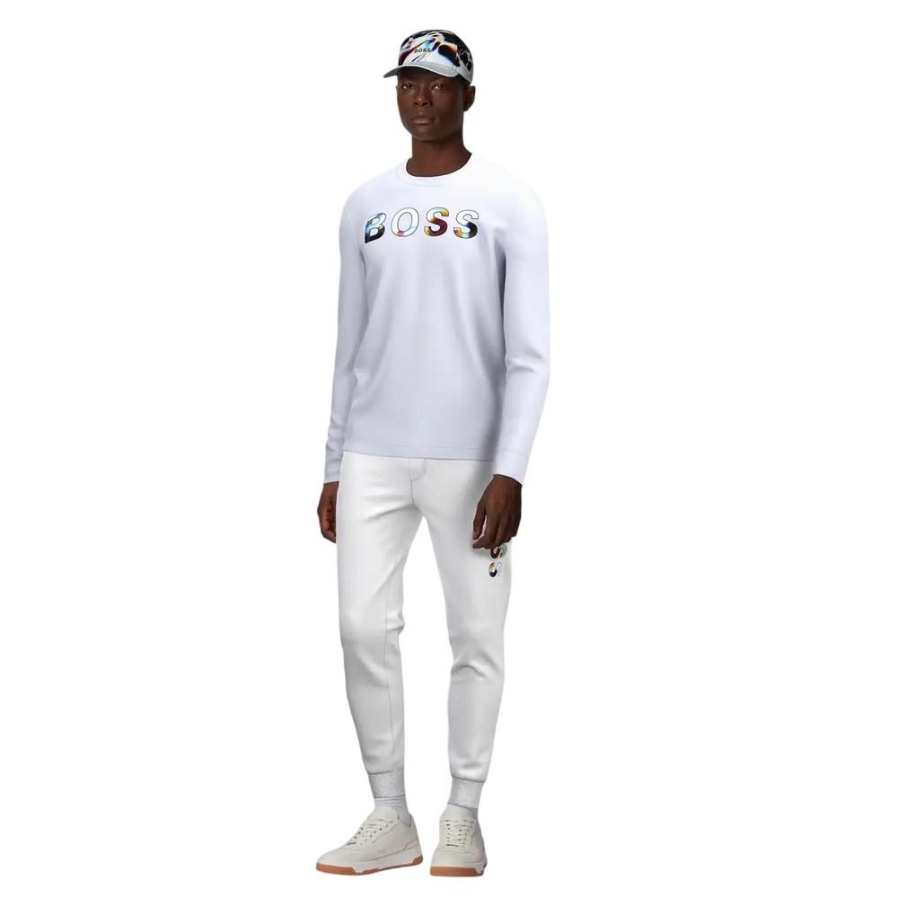 Boss Mens SkeDigital Gradient Logo Tracksuit Bottoms